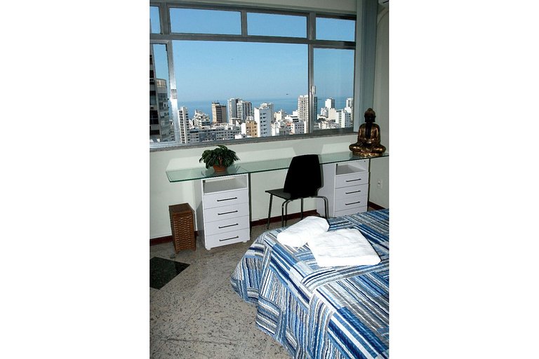 VISTA TOP para a Praia de Ipanema e Lagoa - Apartamento com