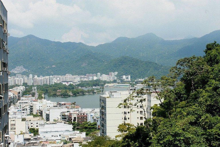 VISTA TOP para a Praia de Ipanema e Lagoa - Apartamento com