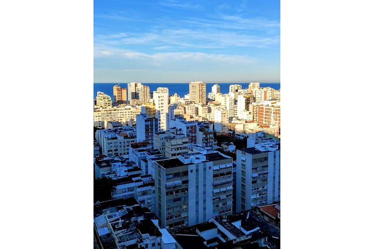 VISTA TOP para a Praia de Ipanema e Lagoa - Apartamento com
