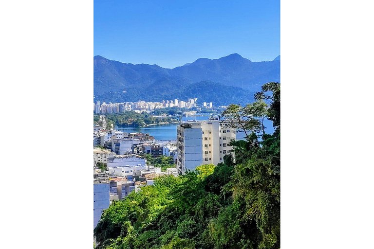 VISTA TOP para a Praia de Ipanema e Lagoa - Apartamento com
