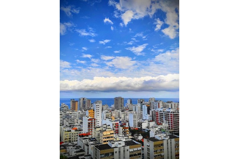 VISTA TOP para a Praia de Ipanema e Lagoa - Apartamento com