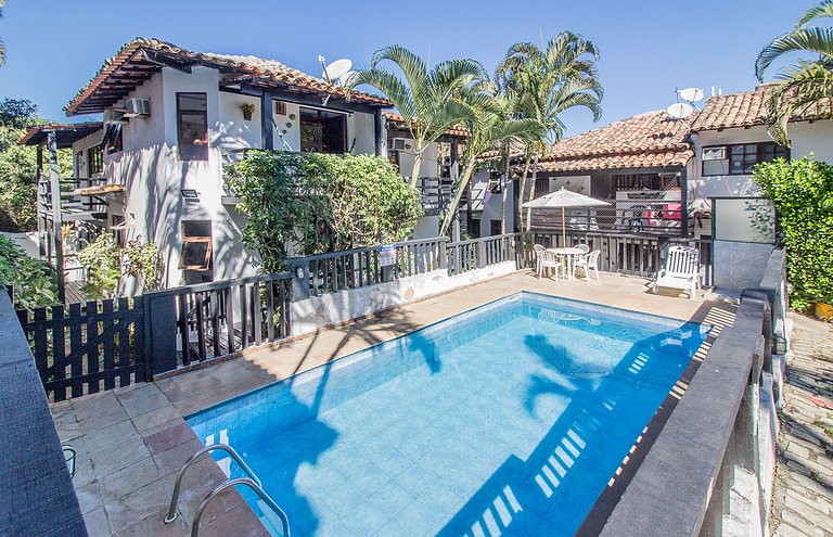 Excelente Casa Duplex Búzios/Geribá, WI FI, churrasqueira pr