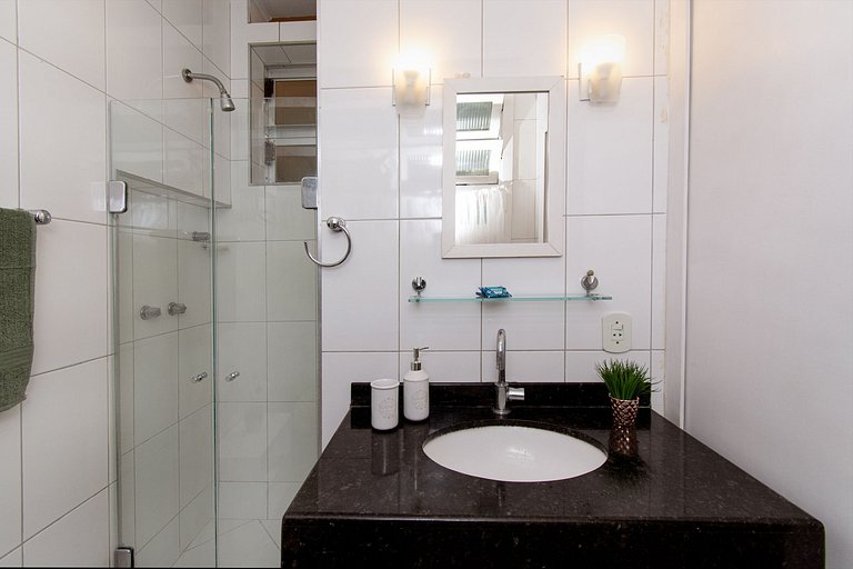 Maravilhoso Loft em Copacabana a 150 metros da Praia com um