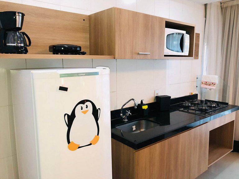 Flat maravilhoso inteiro na Barra da Tijuca com garagem