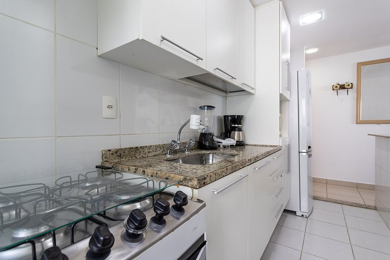 Em frente ao Parque Olímpico e Jeunesse, com Varanda Gourmet
