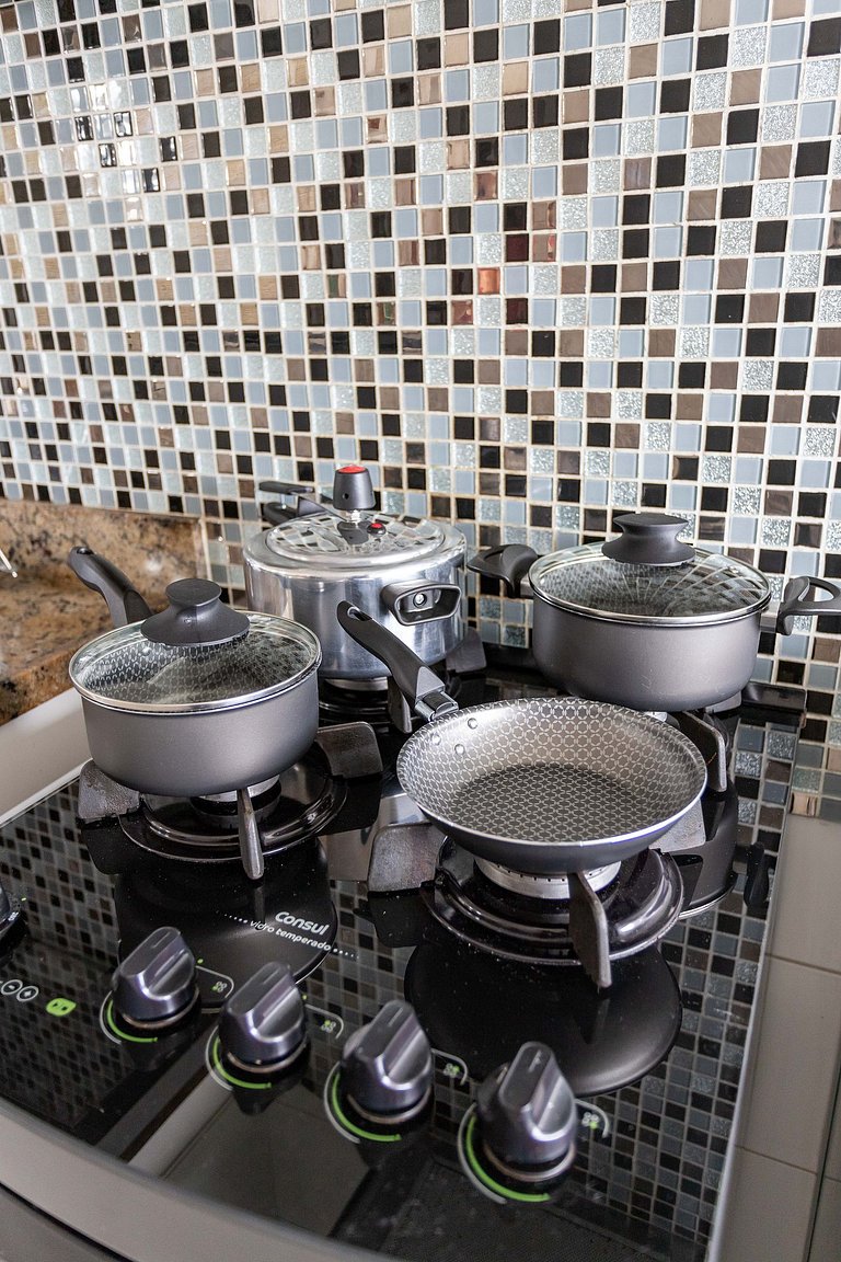 Relax com ar, wi fi, piscina no Condomínio Estrelas, ao lado