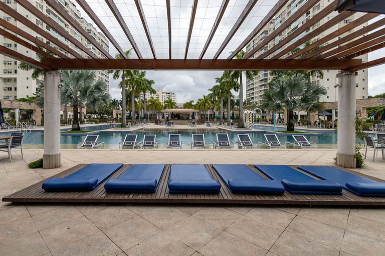 Relax com ar, wi fi, piscina no Condomínio Estrelas, ao lado