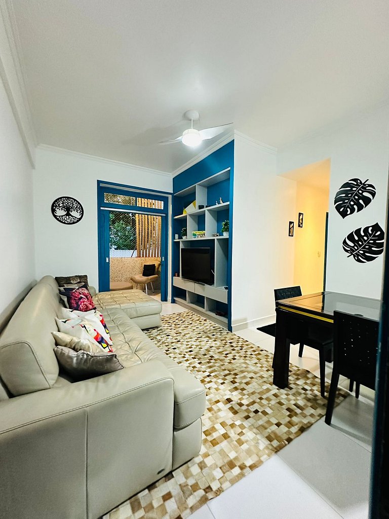 Uma quadra do Reveillon, wi fi, cozinha completa e lavanderi