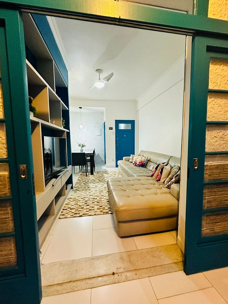 Uma quadra do Reveillon, wi fi, cozinha completa e lavanderi