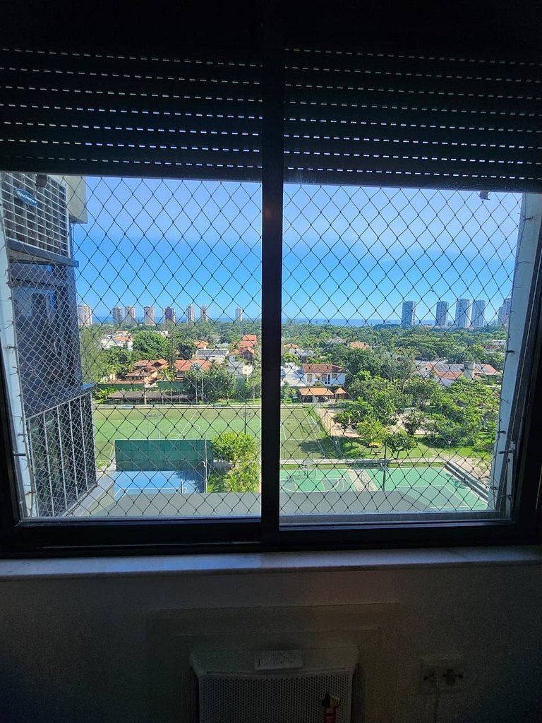 Magnífica vista, luxo, praia, shopping no coração da Barra