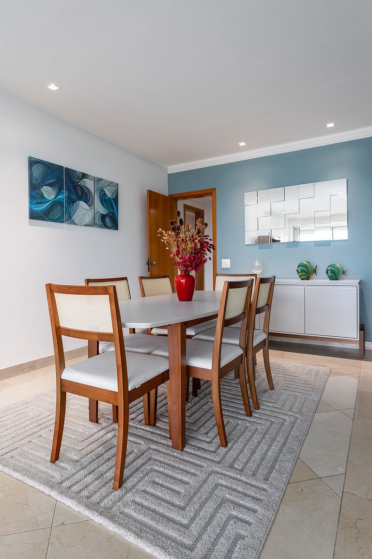 Magnífica vista, luxo, praia, shopping no coração da Barra