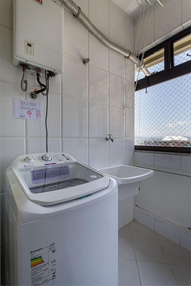 Magnífica vista, luxo, praia, shopping no coração da Barra