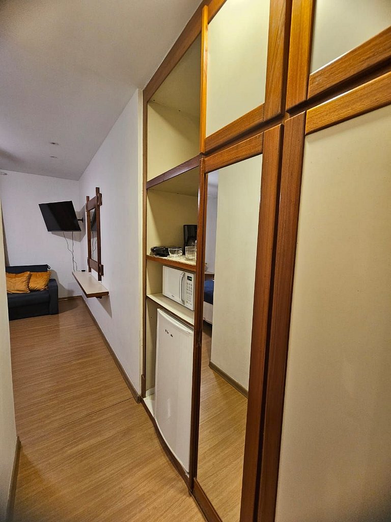 Studio a pé p o Mar, com Piscina em Copacabana