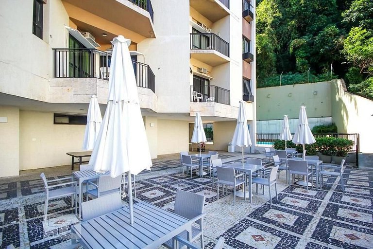 Studio a pé p o Mar, com Piscina em Copacabana