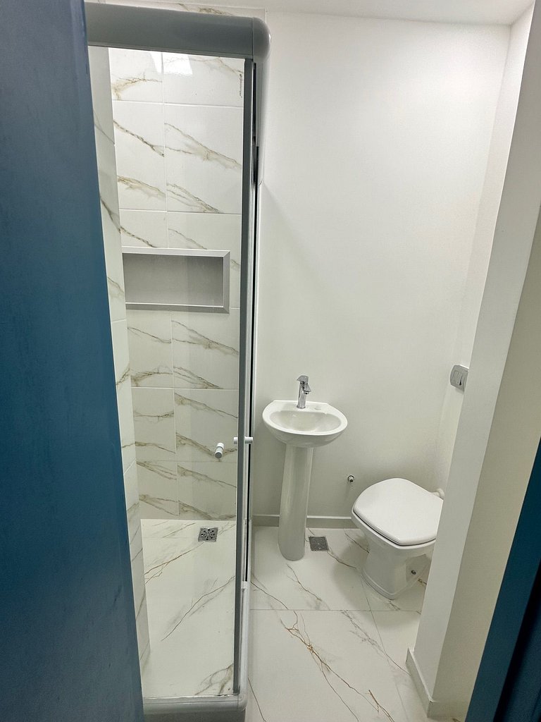 Uma quadra do Reveillon, wi fi, cozinha completa e lavanderi