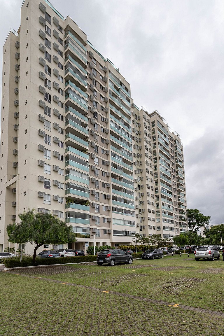 A pé para o Parque Olímpico e Farmasi Arena, 2 Quartos c ar,