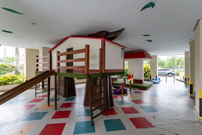 A pé para o Parque Olímpico e Farmasi Arena, 2 Quartos c ar,