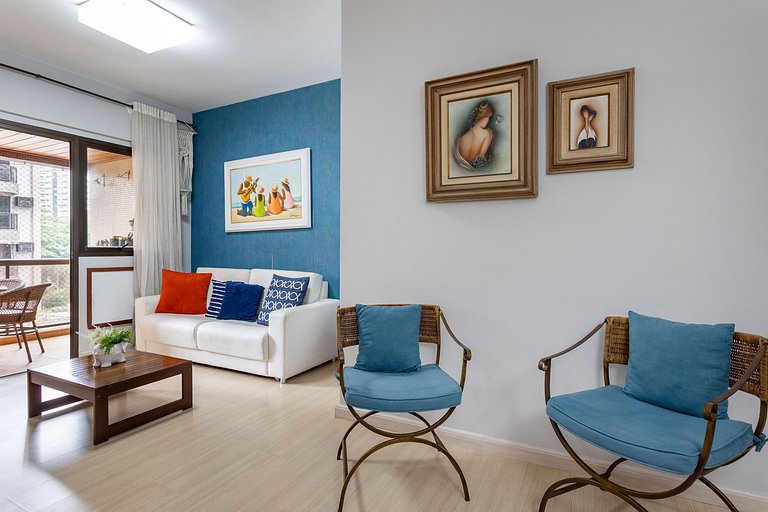 Aproveite o melhor da Barra da Tijuca. 2 quartos com piscina