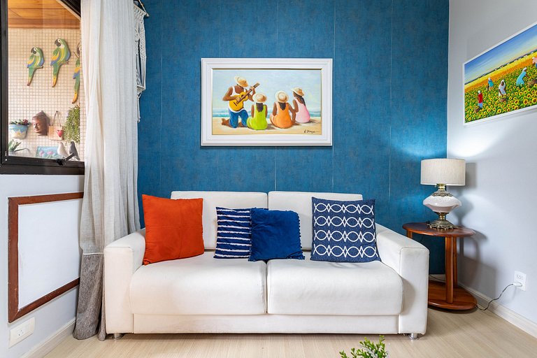 Aproveite o melhor da Barra da Tijuca. 2 quartos com piscina
