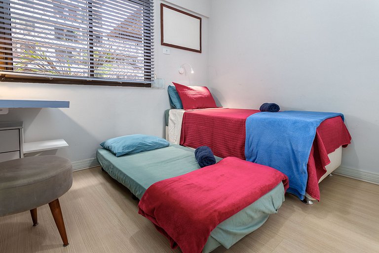 Aproveite o melhor da Barra da Tijuca. 2 quartos com piscina