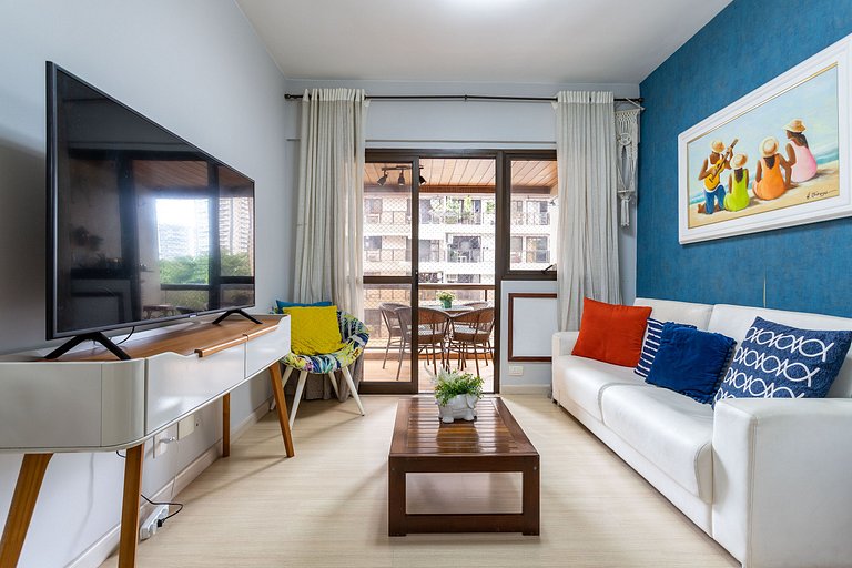 Aproveite o melhor da Barra da Tijuca. 2 quartos com piscina