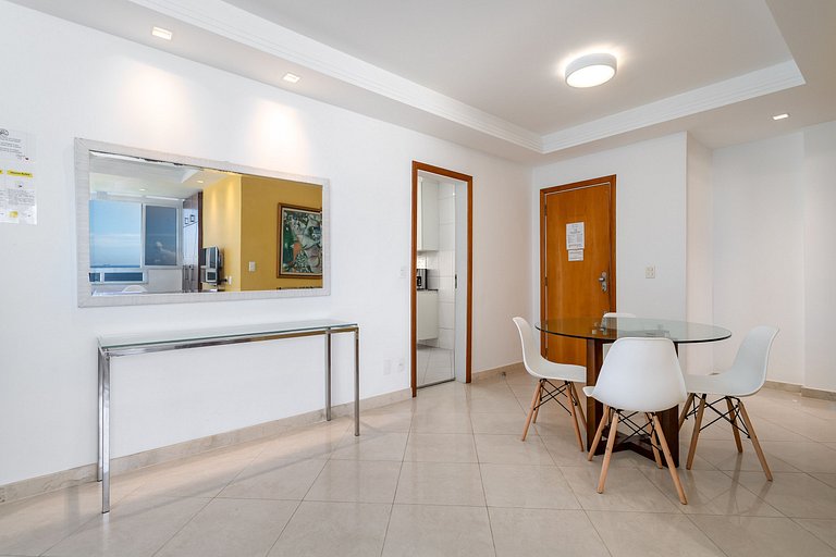 Vista mar de Copacabana 180º, 3 quartos, sofisticado, perfei