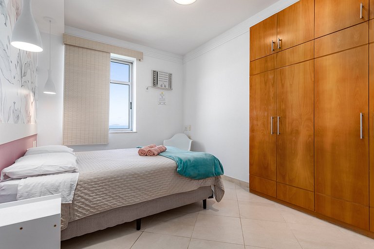 Vista mar de Copacabana 180º, 3 quartos, sofisticado, perfei