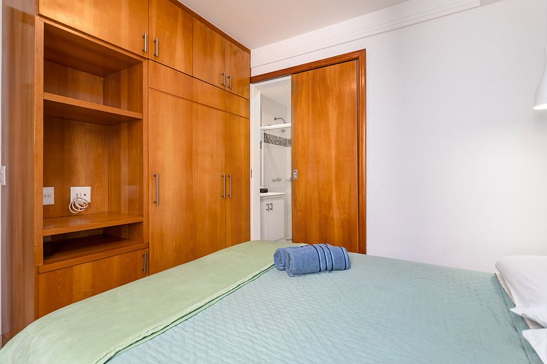 Vista mar de Copacabana 180º, 3 quartos, sofisticado, perfei