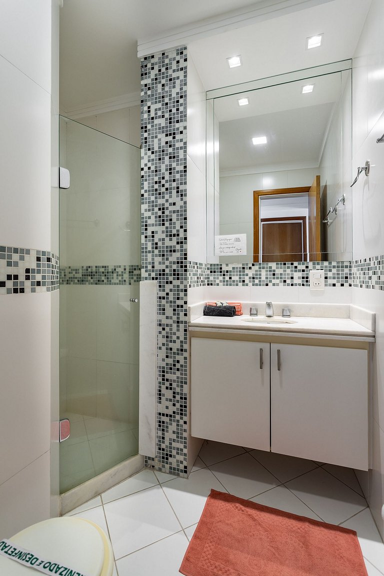 Vista mar de Copacabana 180º, 3 quartos, sofisticado, perfei