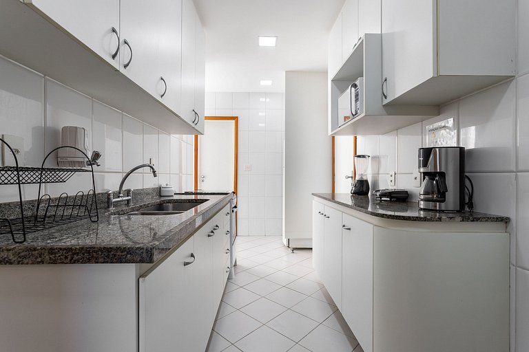 Vista mar de Copacabana 180º, 3 quartos, sofisticado, perfei