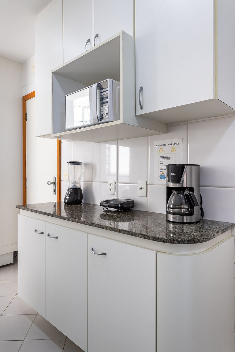 Vista mar de Copacabana 180º, 3 quartos, sofisticado, perfei