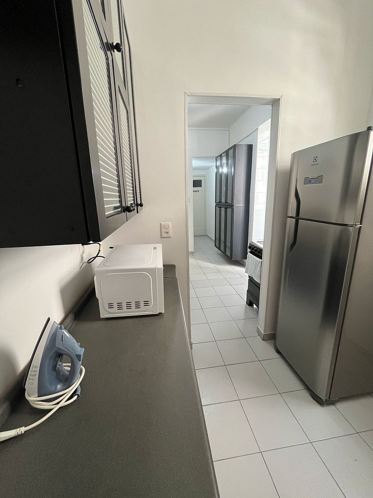 A pé para a Praia de Copacabana, 3 quartos, ar split, wi fi