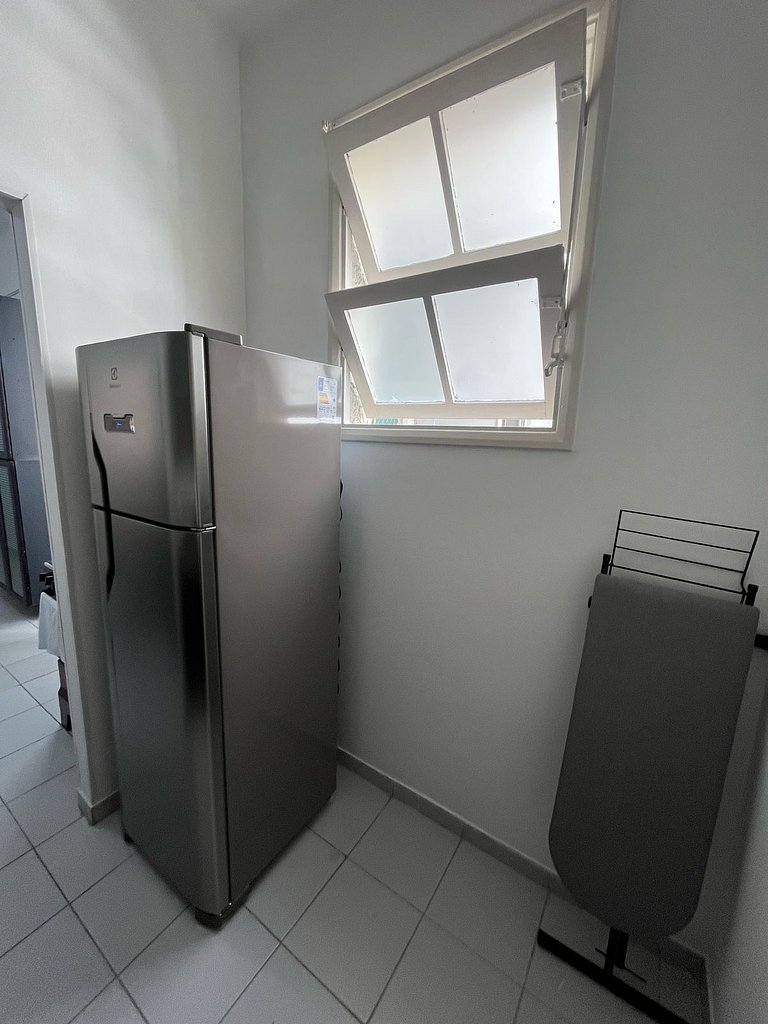 A pé para a Praia de Copacabana, 3 quartos, ar split, wi fi