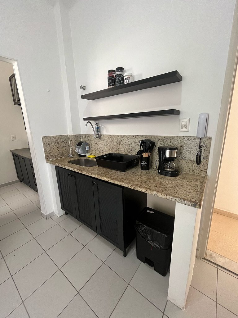 A pé para a Praia de Copacabana, 3 quartos, ar split, wi fi