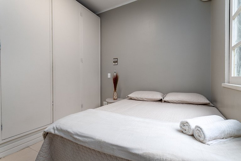 A pé para a Praia de Copacabana, 3 quartos, ar split, wi fi