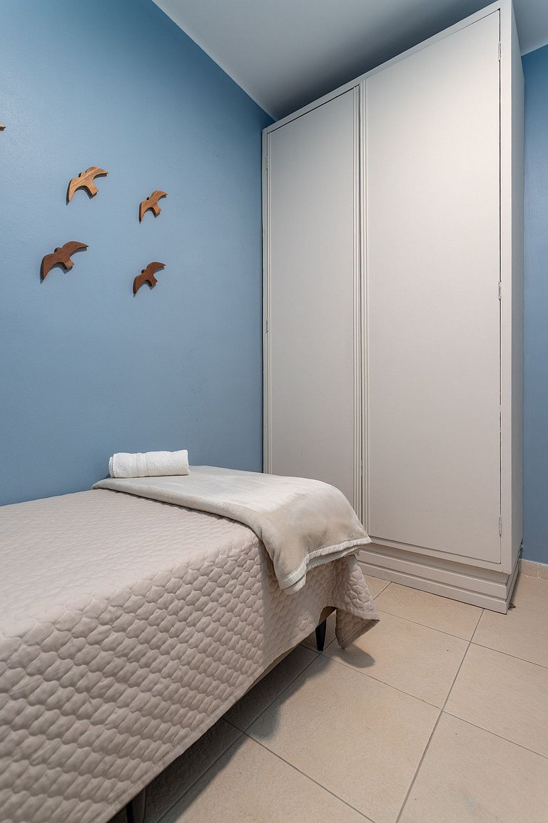 A pé para a Praia de Copacabana, 3 quartos, ar split, wi fi