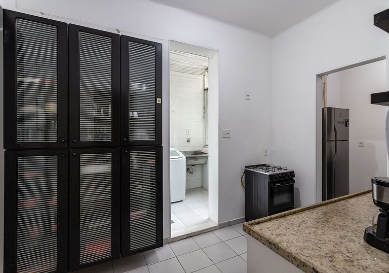 A pé para a Praia de Copacabana, 3 quartos, ar split, wi fi