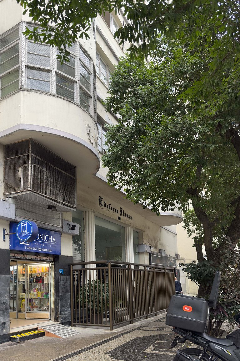 A pé para a Praia de Copacabana, 3 quartos, ar split, wi fi