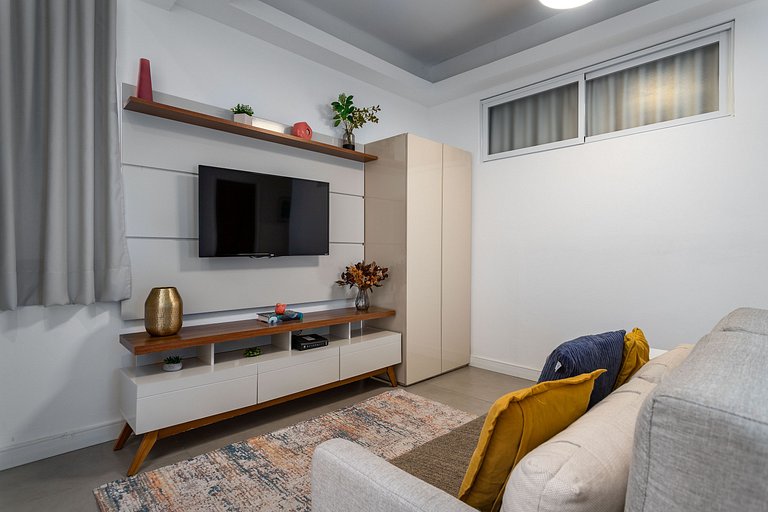Relax em Copacabana, quarto e sala, 150 mt da Praia, cozinha