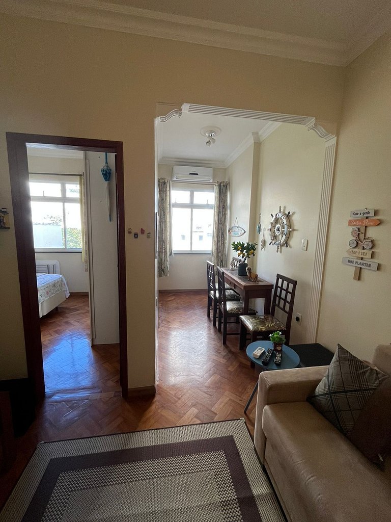 Reveillon Quarto e Sala em Ipanema, localização imbatível.