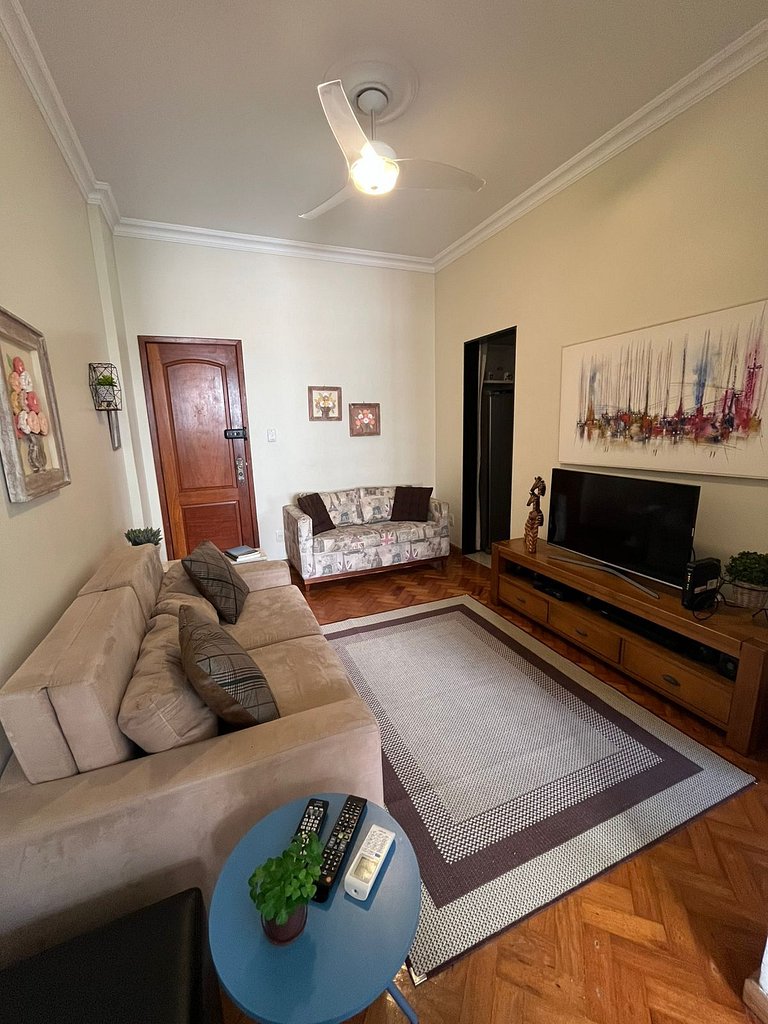 Reveillon Quarto e Sala em Ipanema, localização imbatível.