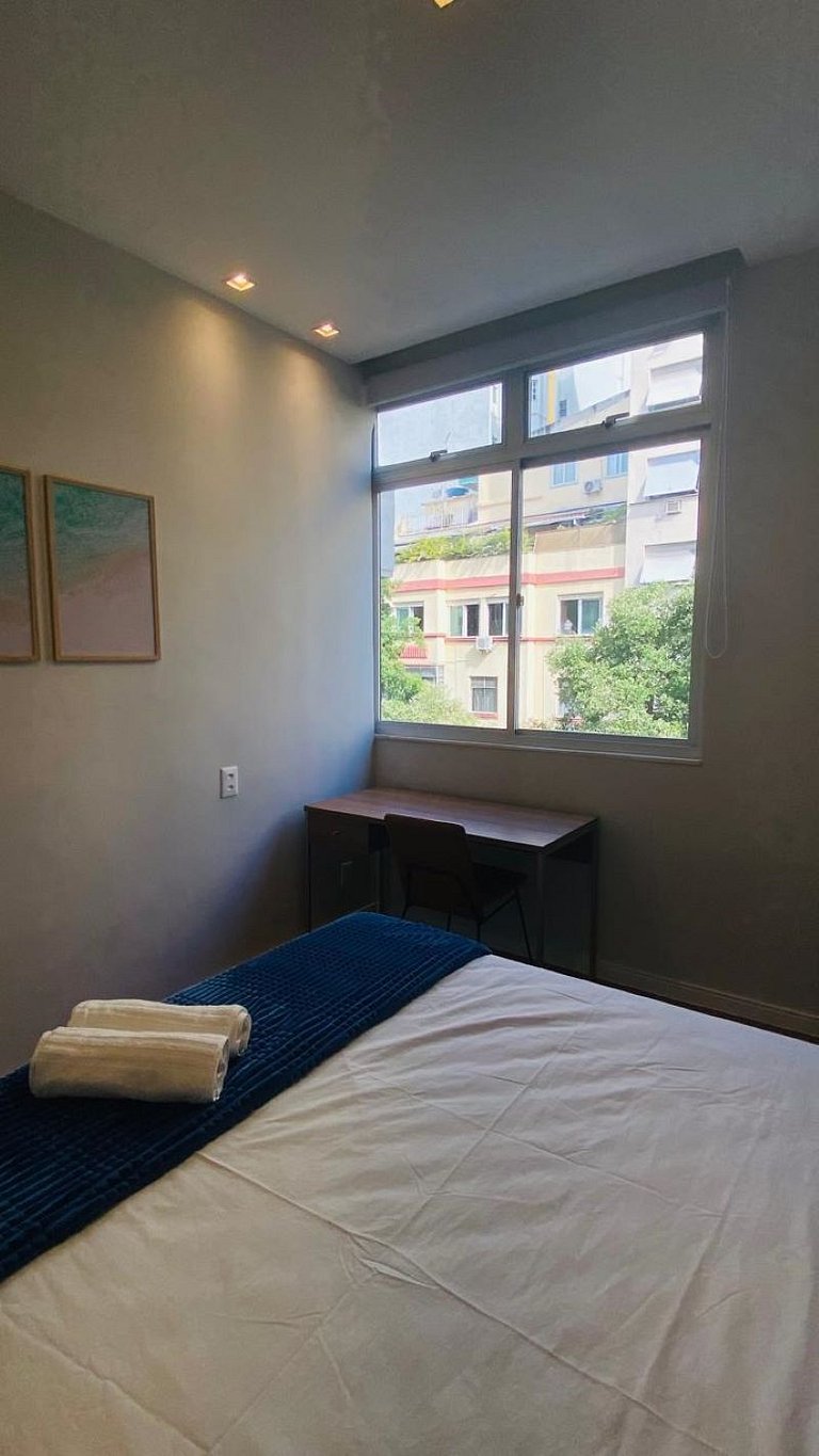 Todo planejado, a pé p Praia de Copacabana, 2 quartos lindos