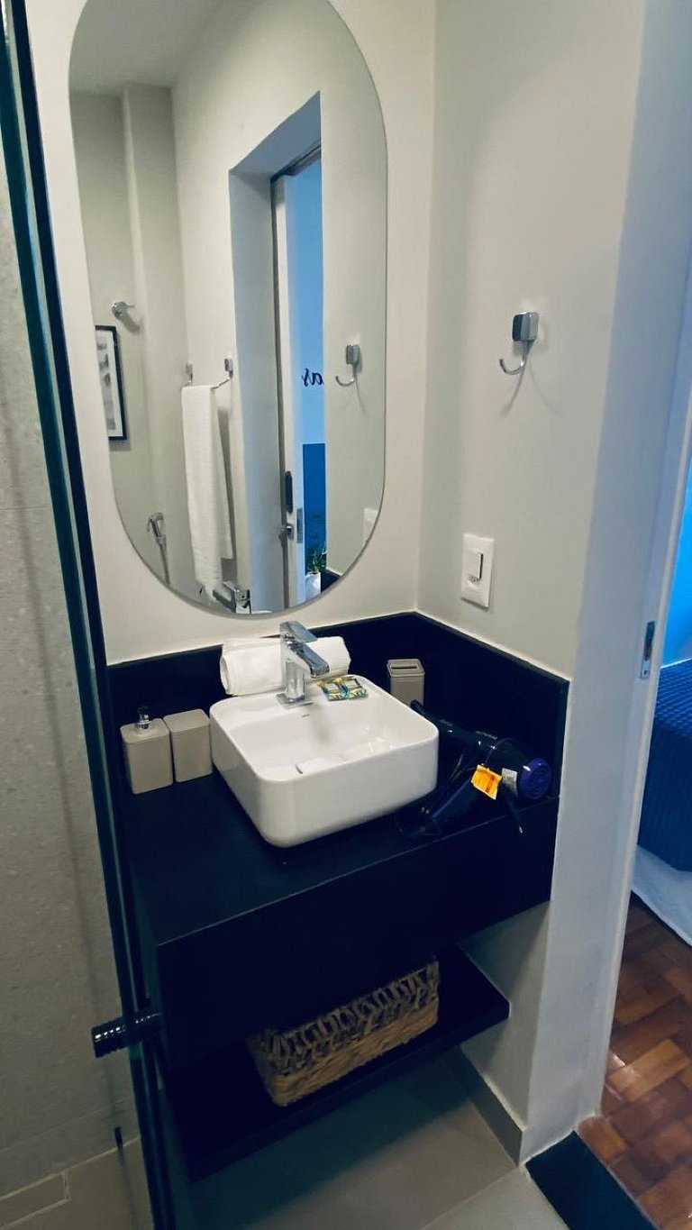 Todo planejado, a pé p Praia de Copacabana, 2 quartos lindos