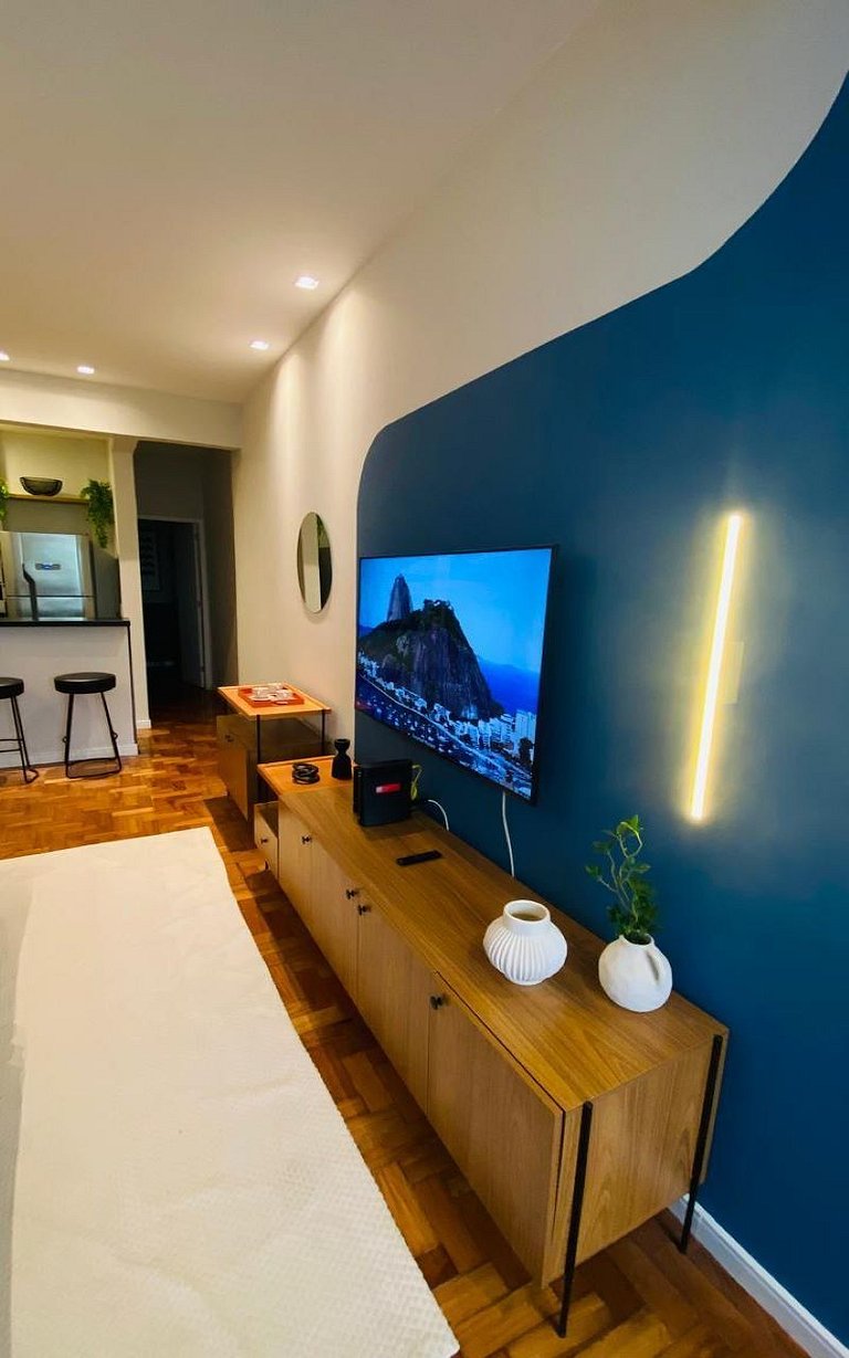 Todo planejado, a pé p Praia de Copacabana, 2 quartos lindos