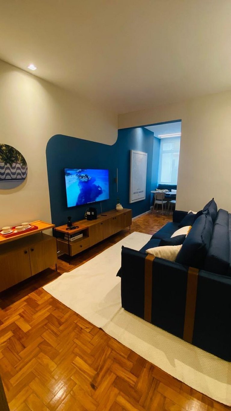 Todo planejado, a pé p Praia de Copacabana, 2 quartos lindos