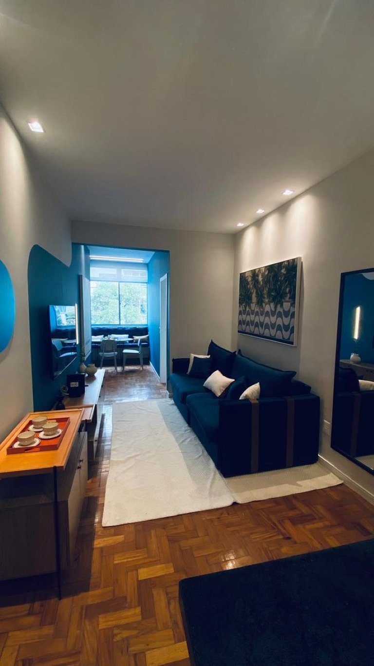 Todo planejado, a pé p Praia de Copacabana, 2 quartos lindos