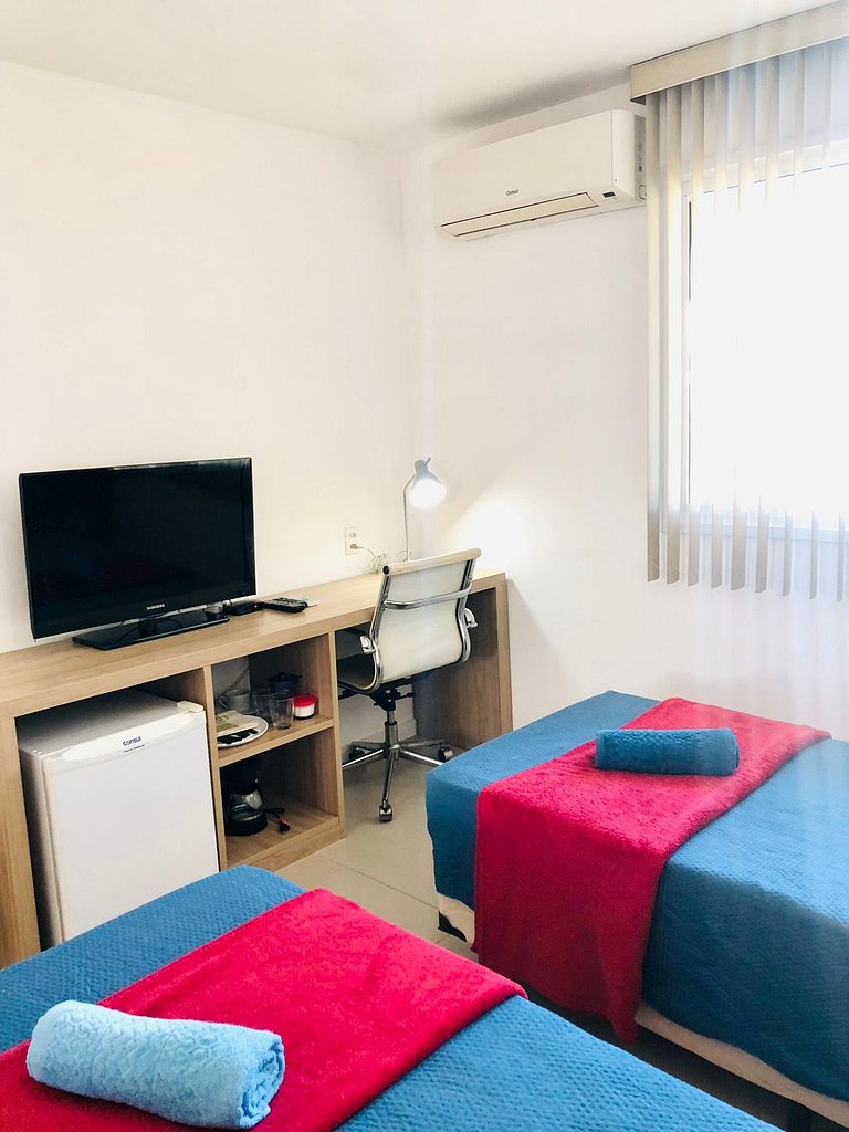 Pq Olímpico, Farmasi Arena, Shopping, tudo a pé.